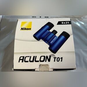 Nikon Aculon T01 Blue Compact 8x21 Binoculars